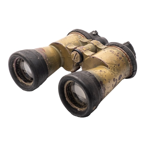 258 - A pair of WWII German Kriegsmarine  U-Boat issue 7 x 50 binoculars, maker Carl Zeiss, Military Divis... 