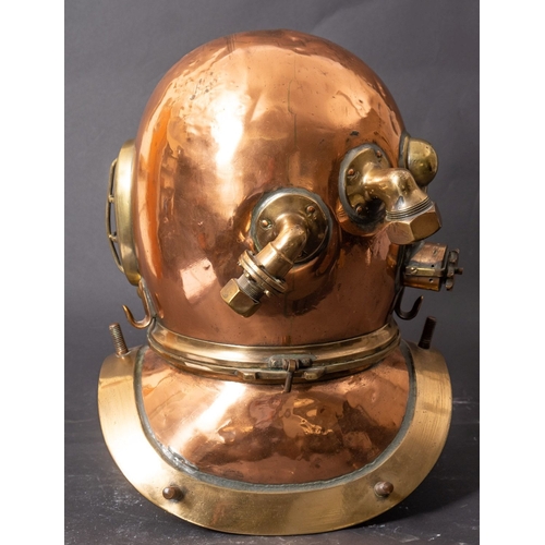 331A - A six bolt Admiralty pattern diving helmet by Siebe Gorman & Co Ltd., London, serial number 5787 (ma... 