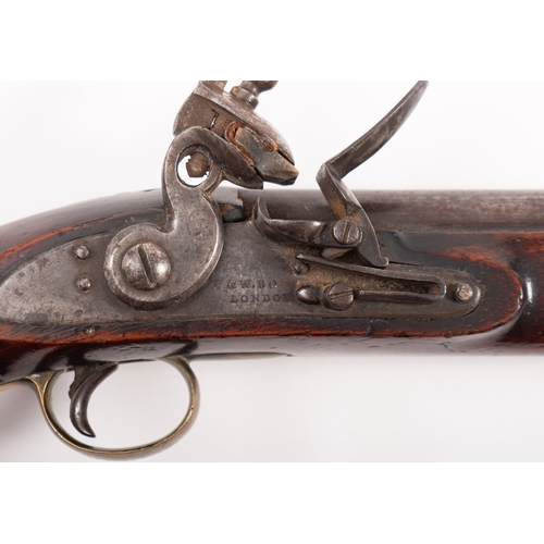 340A - E. & W. Bon, London a .750 flint lock service pistol from the West African Niger Expedition Steam ya... 