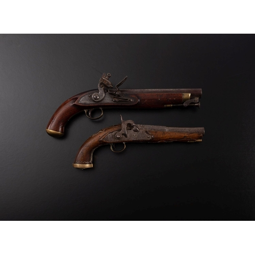 340A - E. & W. Bon, London a .750 flint lock service pistol from the West African Niger Expedition Steam ya... 