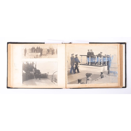 385 - A midshipman's journal and photograph album for E W Sinclair,HMS 'magnificent' and HMS 'Britannia' 1... 