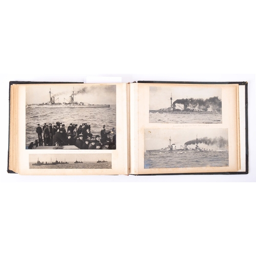 385 - A midshipman's journal and photograph album for E W Sinclair,HMS 'magnificent' and HMS 'Britannia' 1... 