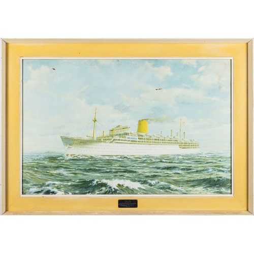 88 - After Robin Goodwin (British, 1909-1997) - P&O Iberia - Colour lithograph - 48 x 74cm - Limited edit... 
