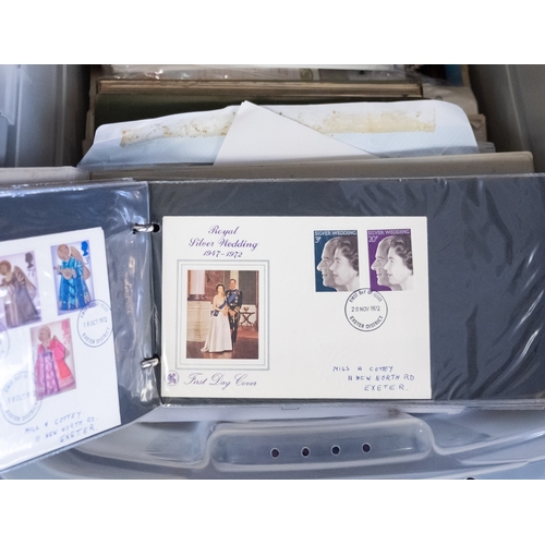 678 - A stamp album and collection of first day covers.