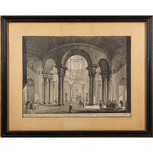 565 - Giovanni Battista Piranesi (Italian, 1720-1778) - Veduta interna del Sepolcro di S. Costanza - Etchi... 