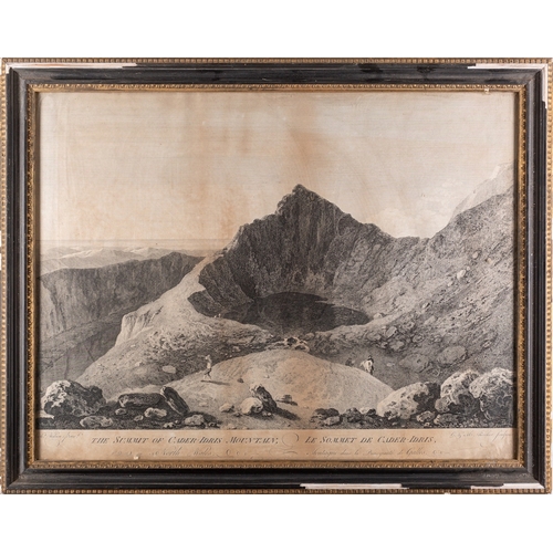 574 - Three prints including Francis Jukes (British, 1745-1812) after E. Dayes - View of Montmouth - Colou... 