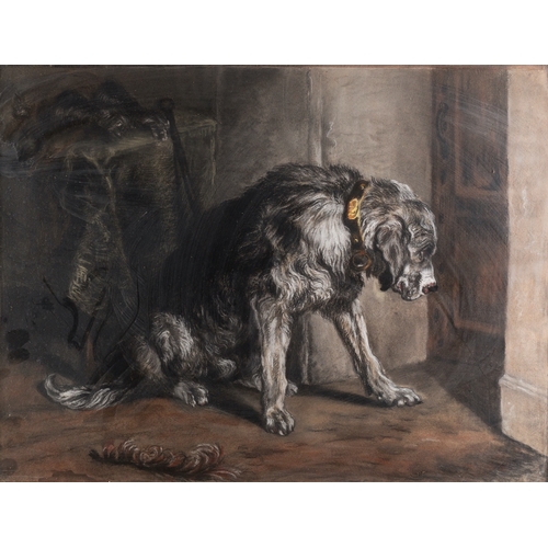 629 - Emily Lady Seale (British, 19th Century) - Deerhound - Pastel - 38 x 50.5cm - Inscribed on the backi... 