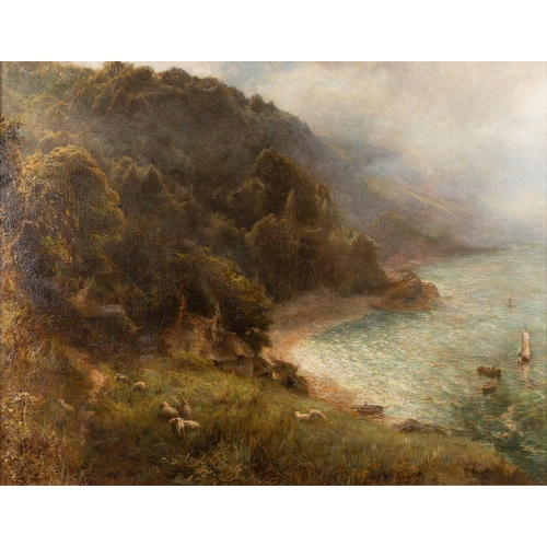 638 - Sydney Sprague Morrish (British, 1836-1899) -
Salcombe Gully -
Oil on canvas -
69 x 89cm - 84cm x 10... 