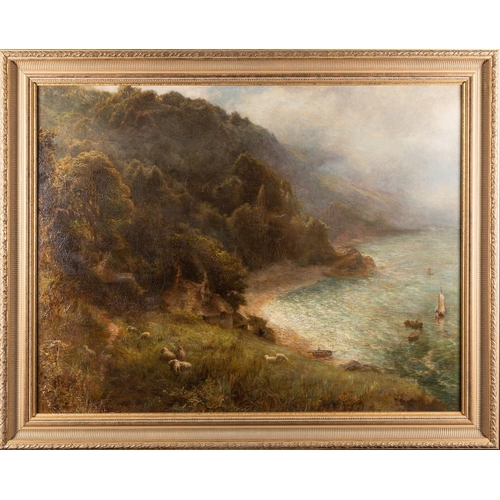 638 - Sydney Sprague Morrish (British, 1836-1899) -
Salcombe Gully -
Oil on canvas -
69 x 89cm - 84cm x 10... 