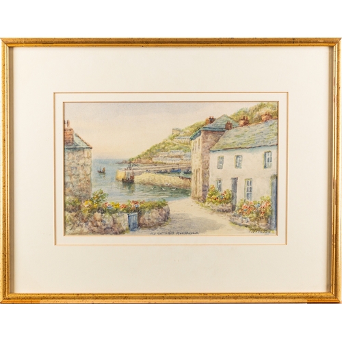 641 - Thomas Herbert Victor (British, 1894-1980) - Views in Mousehole, Cornwall - Four watercolours - Each... 