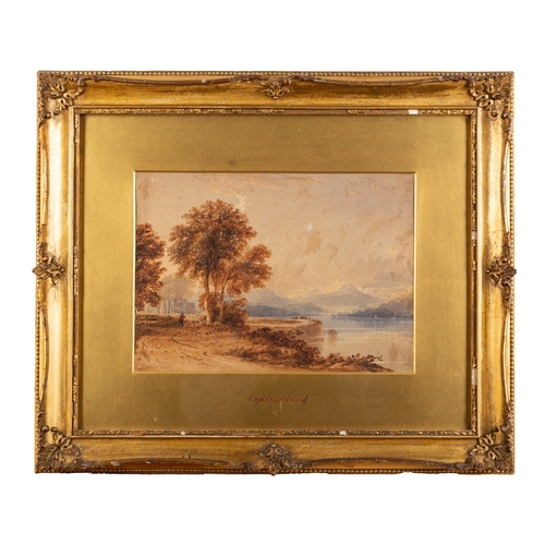 649 - Anthony Vandyke Copley Fielding (1787-1855) - River landscapes - Pair of watercolours - Each 17.5 x ... 