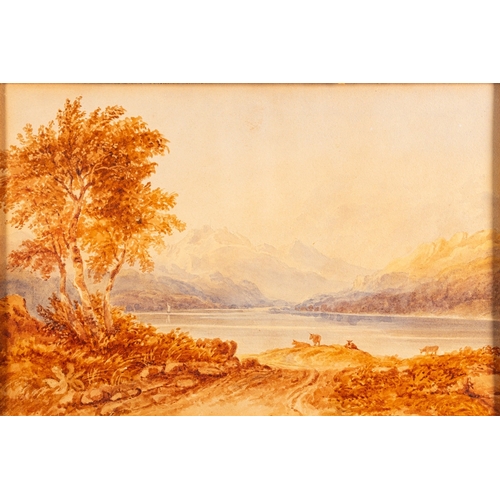 652 - Attributed to Anthony Vandyke Copley Fielding (1787-1855) - Windermere and a Scottish landscape - Pa... 