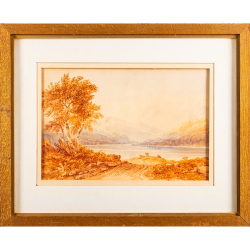 652 - Attributed to Anthony Vandyke Copley Fielding (1787-1855) - Windermere and a Scottish landscape - Pa... 