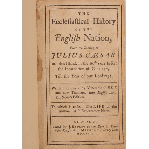 109 - [BEDE, Venerable]. The Ecclesiastical History of the English Nation, ...translated into English from... 