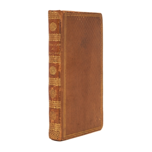 129 - COLLINS, William. Poetical Works, London: Suttaby & Crosby 1806, engr. frontis., bound with JOHNSON,... 