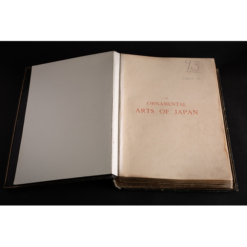 6 - AUDSLEY, George Ashdown (1838-1925). The Ornamental Arts of Japan, London: Sampson Low, Marston, Sea... 