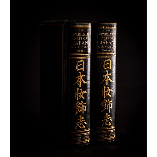 6 - AUDSLEY, George Ashdown (1838-1925). The Ornamental Arts of Japan, London: Sampson Low, Marston, Sea... 