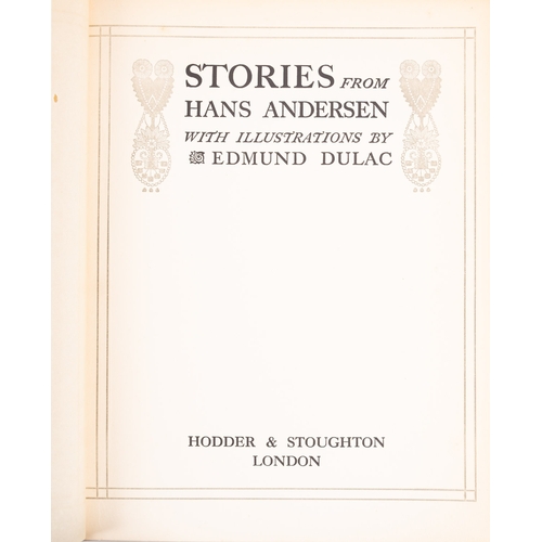 64 - DULAC, Edmund (illus.). Stories from Hans Andersen, London: Hodder & Stoughton 1912, second edition,... 