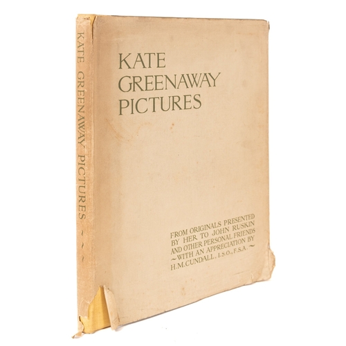 69A - GREENAWAY, Kate. Pictures... with an appreciation by H. M. Cundall, London: Warne 1921, ownership de... 