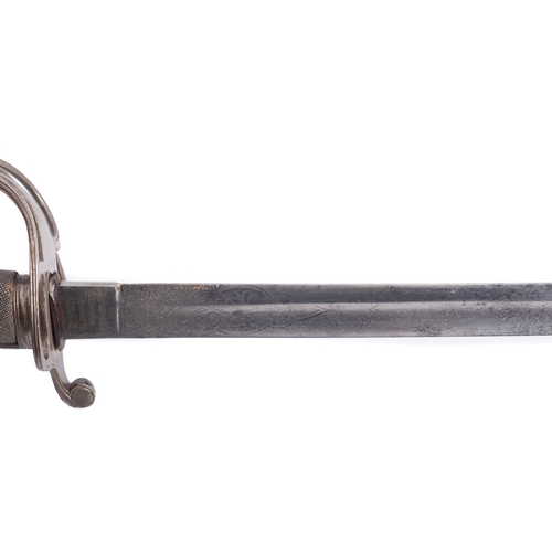 154 - A Victorian British 1853 pattern Officer's sword, maker Firmin & Sons, London, the straight single e... 