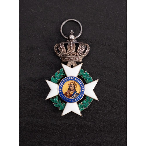 200 - Greece .Kingdom. Order of the Redeemer in case of issue, (some damage and wear to enamel)