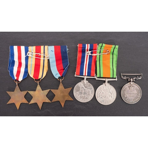 215 - A Victoria Meritorious Service Medal, inscribed to 'O.M.SEJT C. A. CAWSTON. I:R.MUNS: FUS:', togethe... 