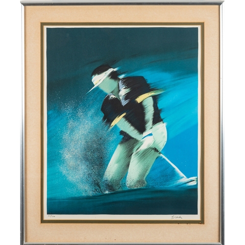 263 - Victor Spahn (French b. 1949). Two limited edition signed sporting prints 'Regate' and another of a ... 