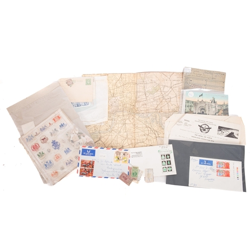 505 - An accumulation of stamps and early covers and cards including Bristol Ship letter, etc.