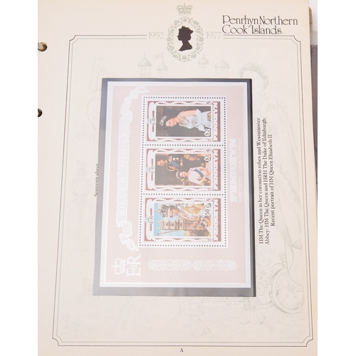 525 - Special Album for Crown Agents issues for Queen Elizabeth II 1977 Silver Jubilee all u/m from Ascens... 