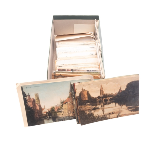 571 - A collection of early 20th century postcards, mainly foreign topographical and other various subject... 