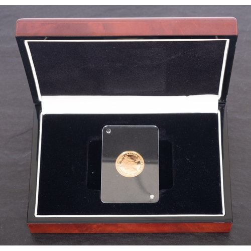 698 - A Gibraltar 2018 'The Prince Louis of Cambridge' christening sovereign, boxed.