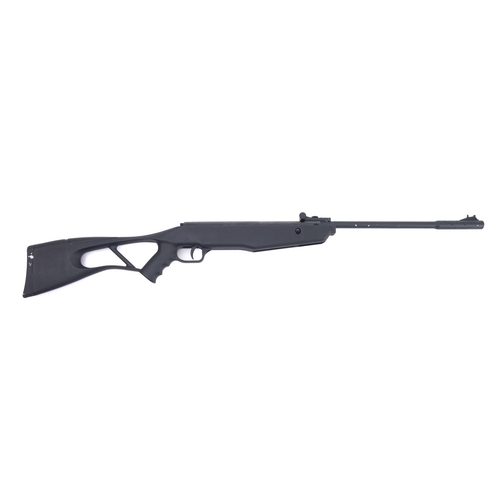 87 - A Crossman Inferno .177 air rifle, serial number 222X05063, black composition stock, boxed..