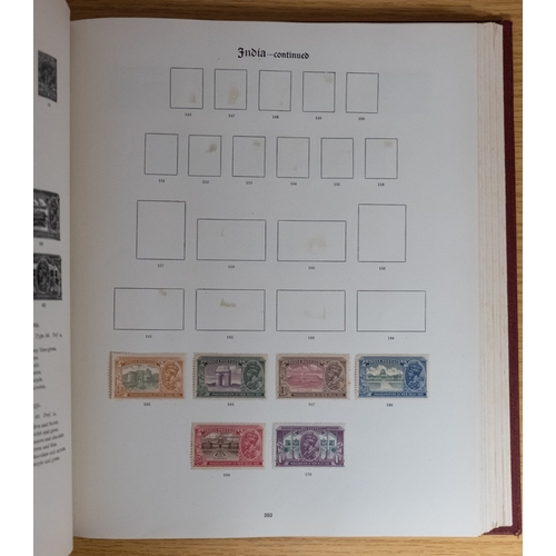 509 - A mainly mint collection of British Empire stamps in two New Imperial  albums including Gambia, Mont... 