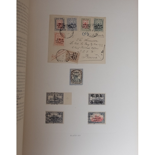 513 - The Royal Philatelic Collection stamp publication bound in. leather and cased.