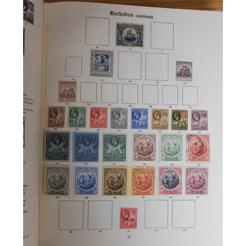 517 - A mint and used collection of British Empire stamps in New Imperial albums volumes I and II with GB ... 