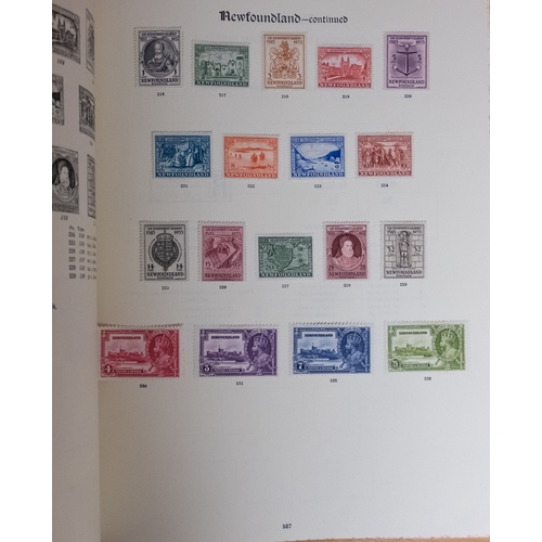 517 - A mint and used collection of British Empire stamps in New Imperial albums volumes I and II with GB ... 