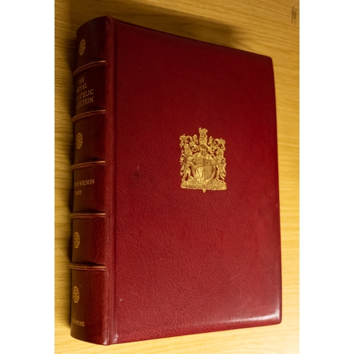 513 - The Royal Philatelic Collection stamp publication bound in. leather and cased.