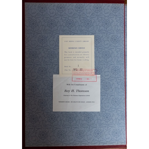 513 - The Royal Philatelic Collection stamp publication bound in. leather and cased.