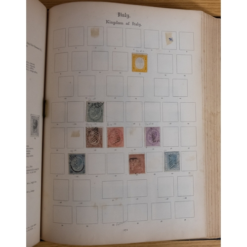 514 - An all world mint and used collection of early stamps in an Ideal and two Imperials albums with GB f... 