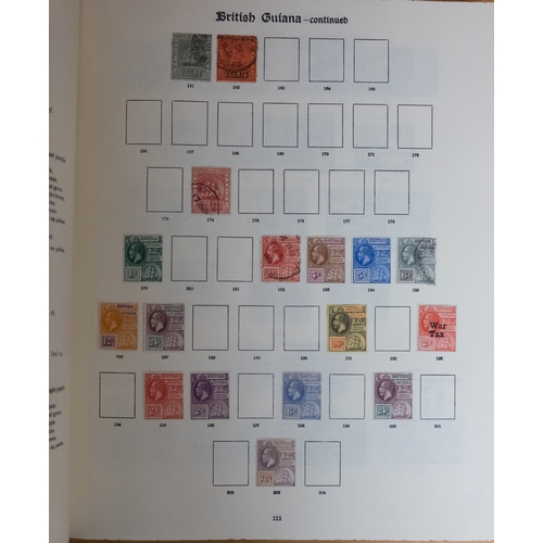 517 - A mint and used collection of British Empire stamps in New Imperial albums volumes I and II with GB ... 