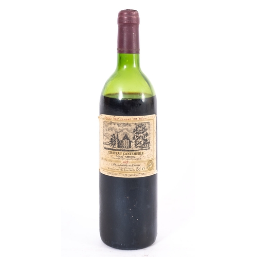 603 - One Ch. Cantermerle 5th growth Haute Medoc, 1980 (low shoulder).