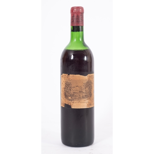 604 - One bottle of Ch. Lafite Rothschild 1st growth Pauillac 1968, (high shoulder).