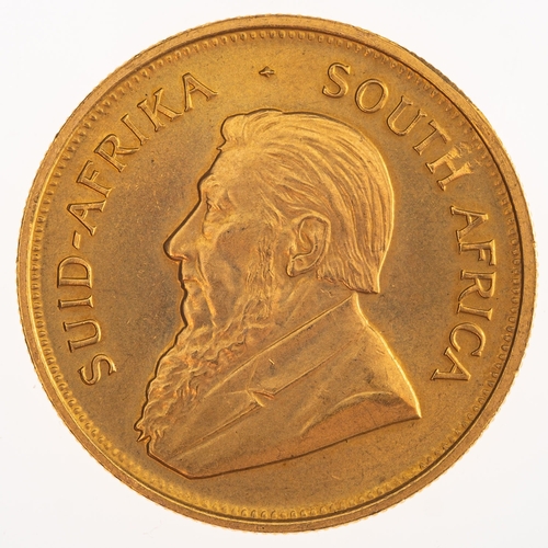 688 - A 1oz Fine Gold Krugerrand, 1975, South Africa, 34.1grams.