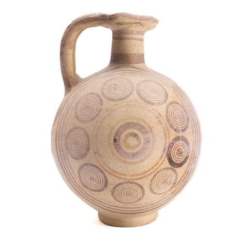 273 - A pottery chous oinochoe (wine jug), probably Cypriot Late Bronze Age or Early Archaic, early 1st mi... 