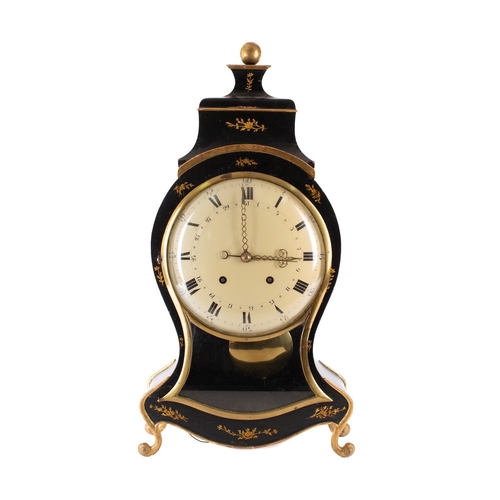 528 - A Swiss Neuchâtel grande-sonnerie ebonised Victorian bracket clock with bracket the movement having ... 