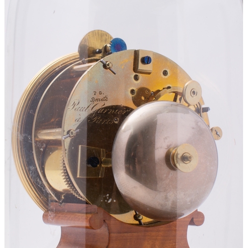 543A - Paul Garnier, an early Pendules Portative clock having an eight-day duration movement striking the h... 