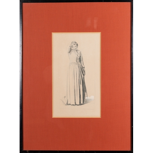 595 - After *Augustus Edwin John (British, 1878-1961) - Studies of Dorelia - Pair of lithographs - Each 28... 