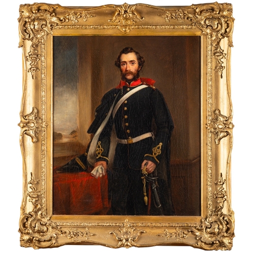 627 - British School, 19th Century - Portrait of an officer traditionally identified as Lt Col Patrick Art... 