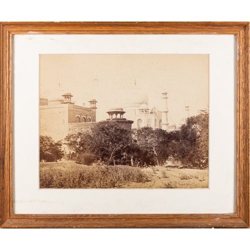 729 - Samuel Bourne (British, 1834-1912) - The Taj Agra - Albumen print - 23 x 29cm - 35 x 43cm framed - S... 