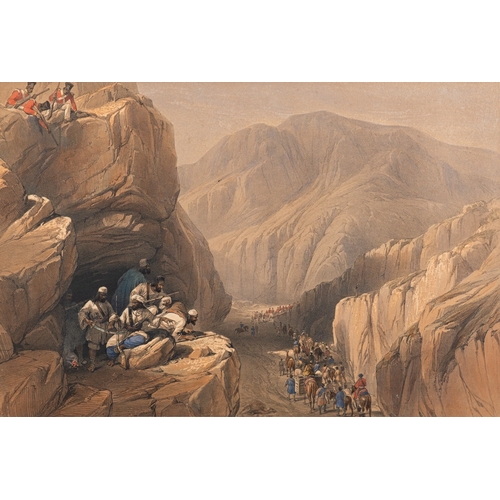 730 - After James Atkinson (British, 1780-1852) - Sketches in Afghanistan - Album of twenty-five colour li... 